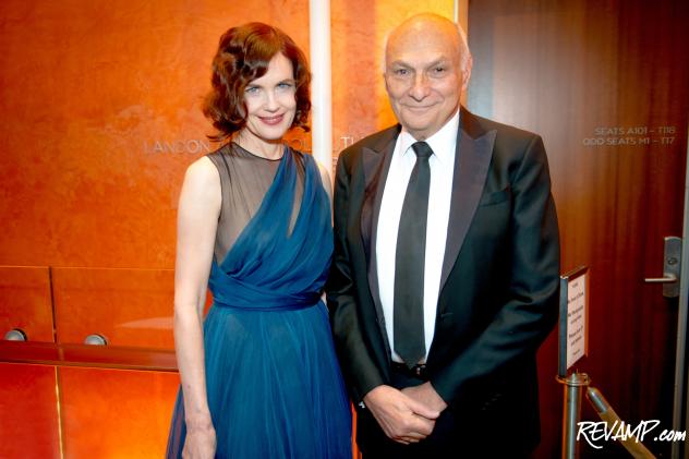 Downton Abbey star Elizabeth McGovern and Shakespeare Theatre Company artistic director Michael Kahn.
